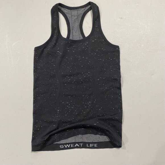 Lululemon Swiftly Tech Racerback Tank Top Black Speckled Size XXS,  2 - Picture 1 of 6